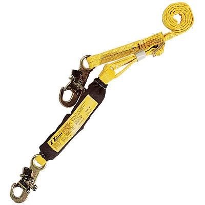 DBI-SALA-EZ-Stop-II-4-6-Adjustable-Shock-Absorbing-1-Polyester-Webbing-Fall-Protection-Lanyard