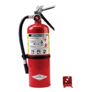 Amerex® 5 lb. ABC Multipurpose Dry Chemical Fire Extinguisher with Wall Bracket