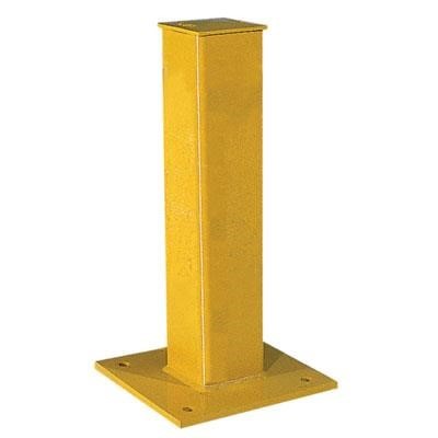 Vestil-Galvanized-Steel-Guard-Railing-Systems-42-Dual-Rail-Mounting-Post