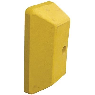 Vestil-Galvanized-Steel-Guard-Railing-Systems-Plastic-Yellow-End-Cap